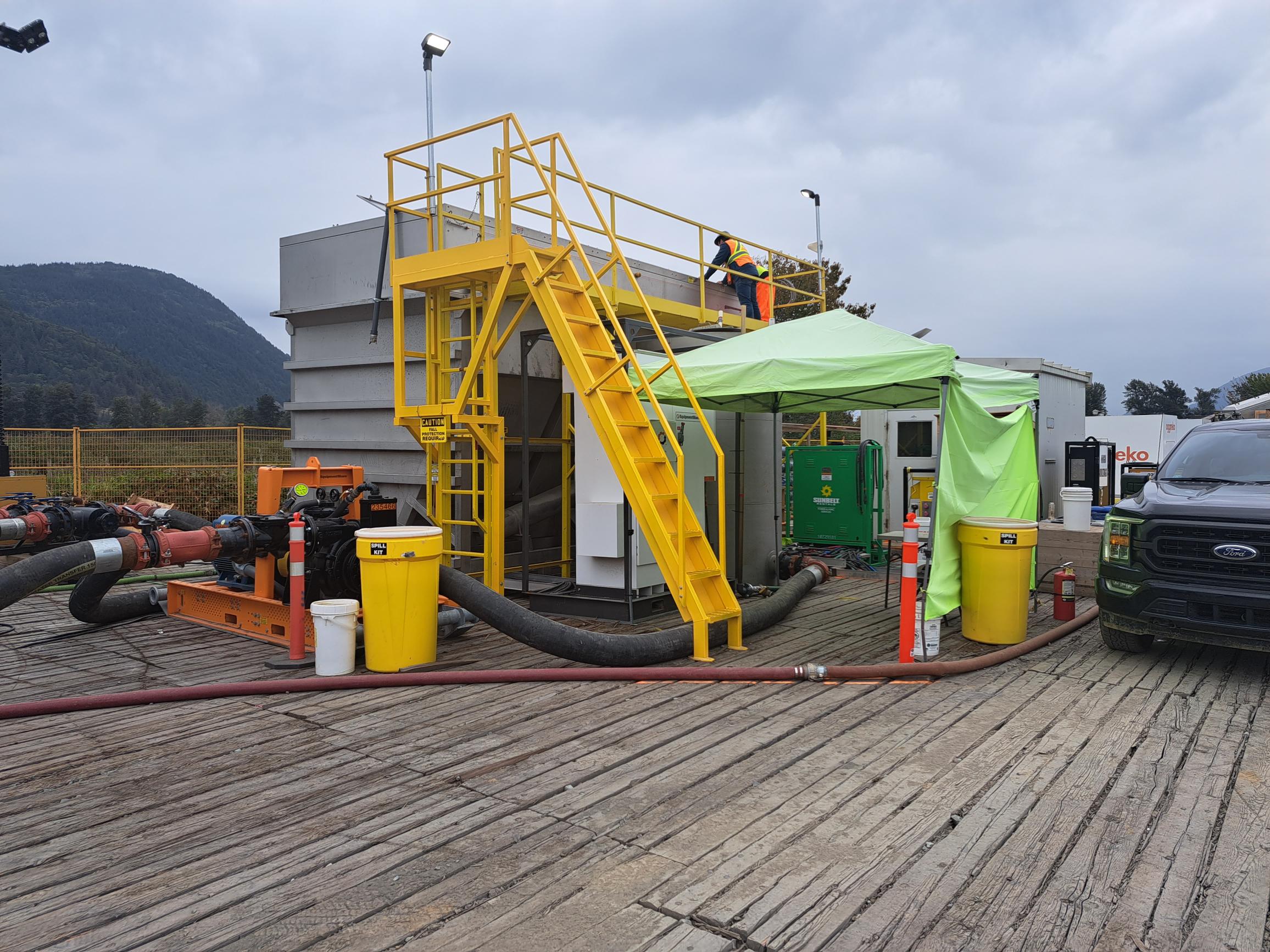 Dissolved Air Flotation (DAF)/Oil Water Separator (OWS) 2000gpm with Floc Tube and 8x20 Control Room